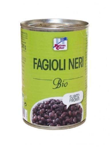 La Finestra sul Cielo Fagioli neri in barattolo da 400 g
