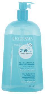 Bioderma Abcderm Moussant Gel Nettoyant Doux B&eacute;b&eacute;s, Enfants 1000 ml