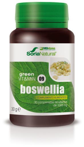 Soria Natural Boswelia Mgdose 30 Tablets