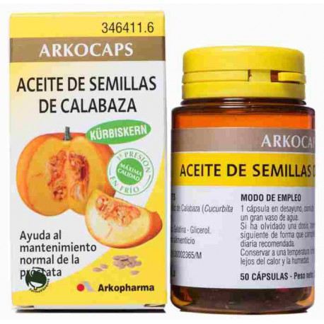Arkopharma Olio di semi di zucca Arkocaps 50 ml