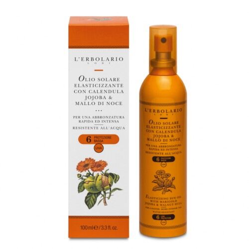 L'Erbolario Olio Solare Calendula e Jojoba SPF 6 100 ml