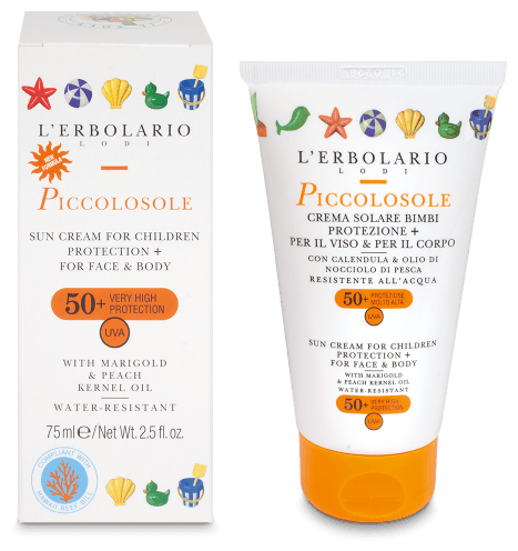 L'Erbolario Piccolosole Crema Solare Bambini SPF 50+ 75 ml