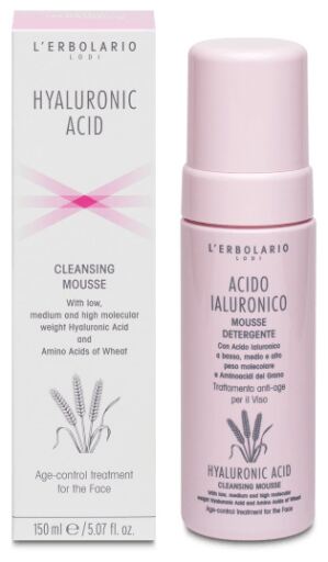 L'Erbolario Schiuma detergente all'acido ialuronico 125 ml