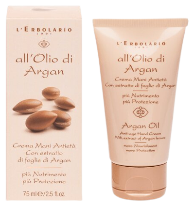 L'Erbolario Crema mani antiet&agrave; all'olio di argan 75 ml
