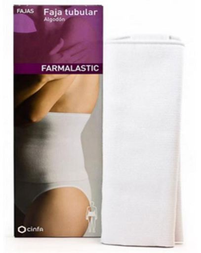 Cintura Farmalastic Velcro Bianco T/3 115-130