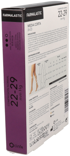 Cinfa Calze corte Farmalastic 140 Beige EG
