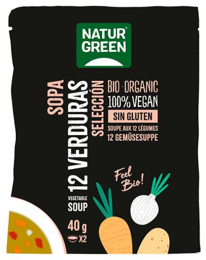 Naturgreen 12 Zuppa Di Verdure Bio 40g