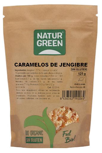 Naturgreen Caramelle Bio allo Zenzero 125gr