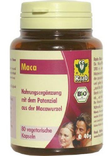 Raab Maca biologica pura, 80 capsule