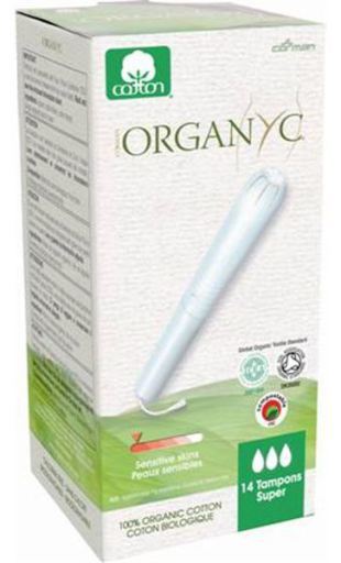 Organyc Tamponi di cotone organico al 100% con applicatore Super 14 Unit&agrave;