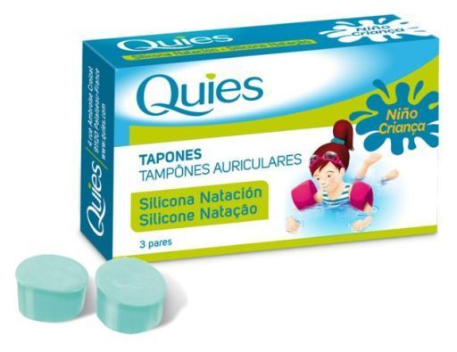 Deiters Quies Silicone Plug Bambino Nuoto