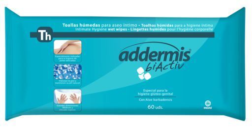Addermis biActiv Wipes for Adults 60 units