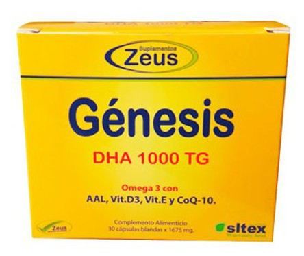 Suplementos Zeus Genesi dha di zeus alta concentrazione in dha e antiossidanti