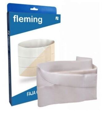 Fleming Guaina contenitiva a 2 fasce per donna, scollatura a U