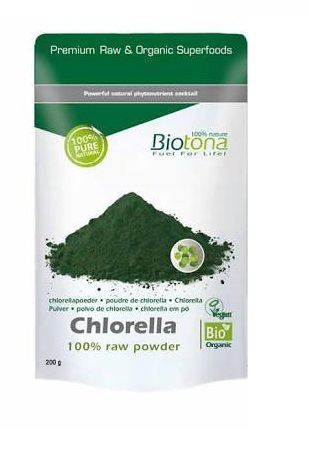 Biotona Clorella Borsa grezza 200g Bio