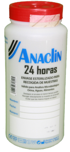Anaclin Contenitore per urina 24 ore 1500 ml