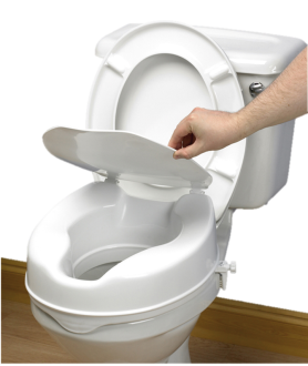 Ayudas dinamicas Rialzo WC da 15 centimetri con coperchio