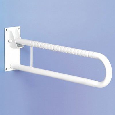 Barra doppia pieghevole bianca 70 centimetri
