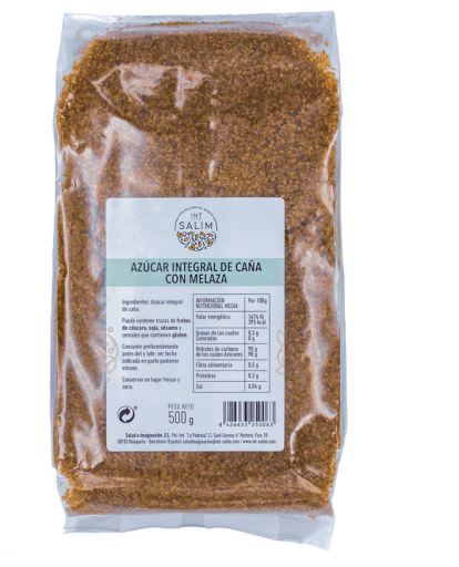 INT-SALIM Zucchero Integrale con Melassa 500Gr.