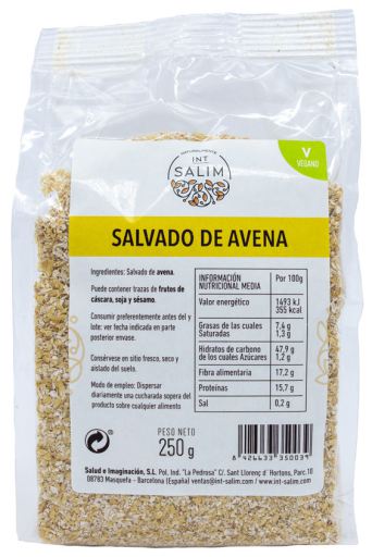 INT-SALIM Crusca d'avena 250 Gr.