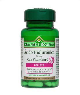 Nature's Bounty Acido Ialuronico 20 mg con Vitamina C 30 Capsule