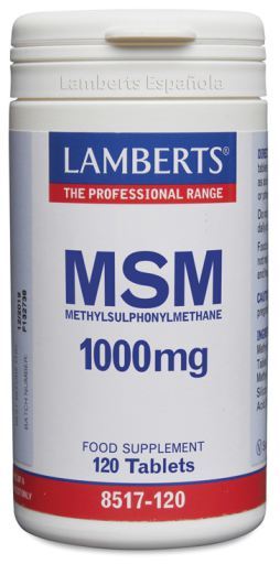 Lamberts MSM fonte naturale 1000 mg 120 compresse