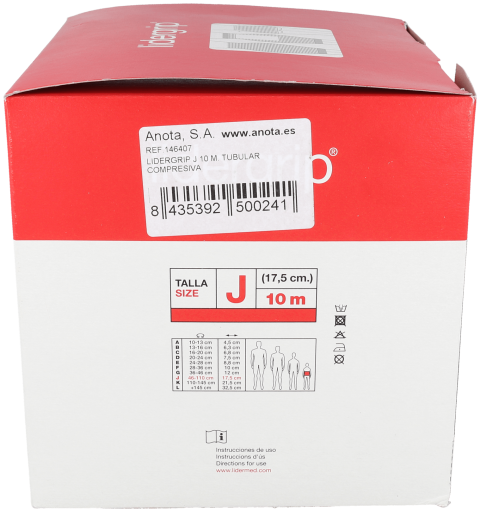 Anota Lidergrip Compressione Tubolare 10 Metri