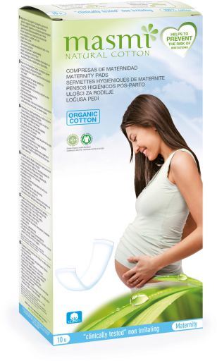 Masmi Assorbenti premaman 100% cotone 10 unit&agrave;