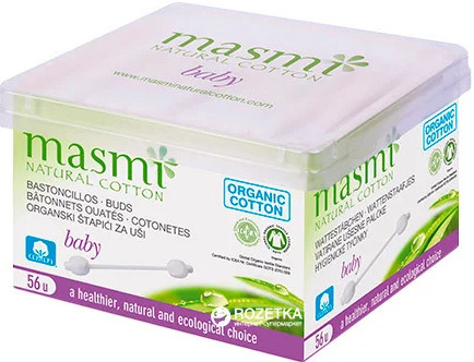 Masmi Bastoncini di sicurezza Cotone 56 unit&agrave;