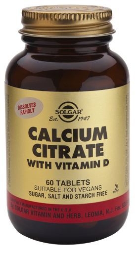 Solgar Compresse di citrato di calcio con vitamina D3