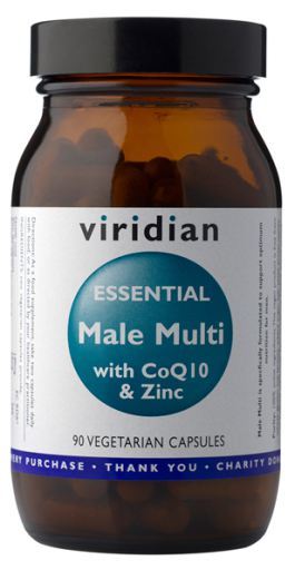 Viridian Multi Essentials for Men con CoQ10 e Zinco 90 Capsule Vegetali