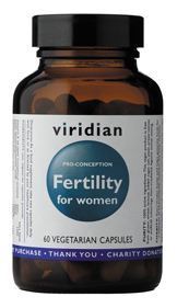 Viridian Fertilit&agrave; pro-concezione per le donne 60 capsule vegetali