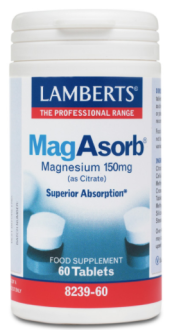Lamberts MagAsorb Magnesio Biodisponibile Compresse da 150 mg