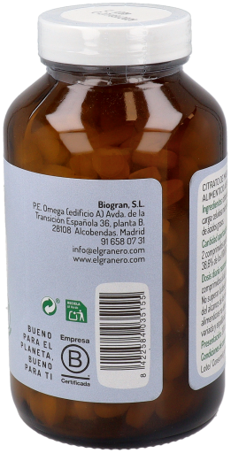 El Granero Integral Citrate Magnesium Tablets 760 mg