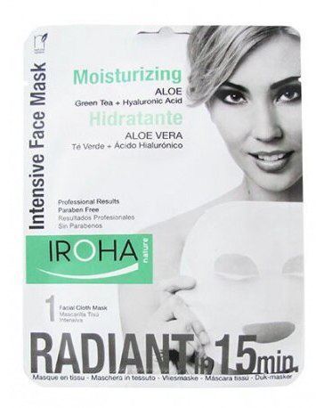 Iroha Nature Maschera viso Tessuto idratante 1 unit&agrave;