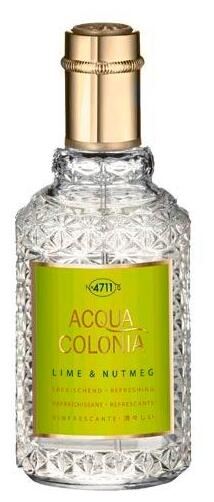 4711 Acqua Colonia Lime e Nutmeg Eau de Cologne Splash Spray 50 ml