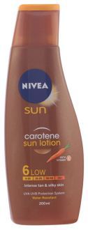 Nivea Profondo Tanning Lotion SPF Sun Carotene 6.200 ml