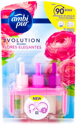 Ambi Pur Ricaricabile Freshener 3Volution Rose Flowers 21 ml