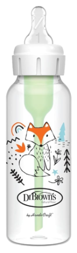 Dr. Brown's Opzioni flusso naturale+ Biberon Fox anticolica collo stretto 250 ml
