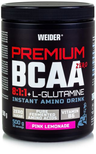 Weider Bcaa 8:1:1 + Glutammina Limonata Rosa 500 gr