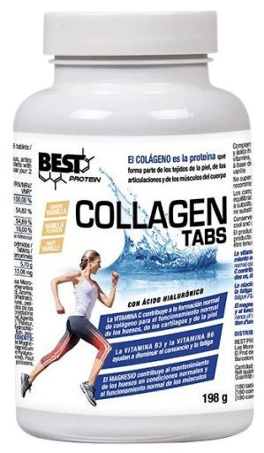 Best Protein Compresse di collagene 180 Compresse 1100 mg Vaniglia
