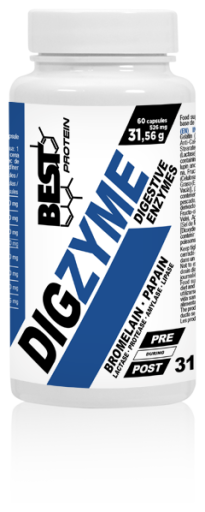 Best Protein Digzyme 60 C&aacute;psule 526 mg Nessun Sapore