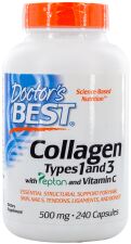 Collagene di tipo 1 e 3 con Peptan 500 mg 240 capsule Collagene di tipo 1 e 3 con Peptan 500 mg 240 capsule