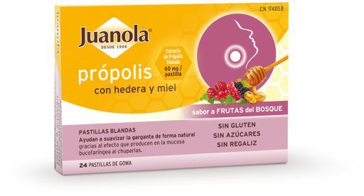 Juanola Propoli + Edera con Miele e Aroma Frutti di Bosco