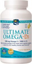 Ultimate Omega D3 Lemon 120 Softgels Ultimate Omega D3 Lemon 120 Softgels