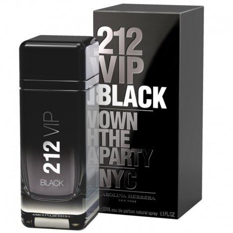 Carolina Herrera 212 Vip Black Uomo Eau de Parfum spray 200 ml