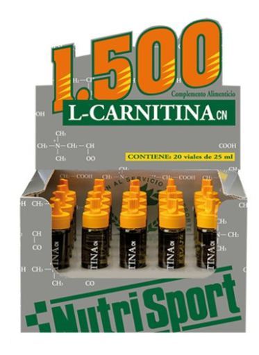 Nutrisport L-Carnitina Fragola 1500 mg 20 Fiale