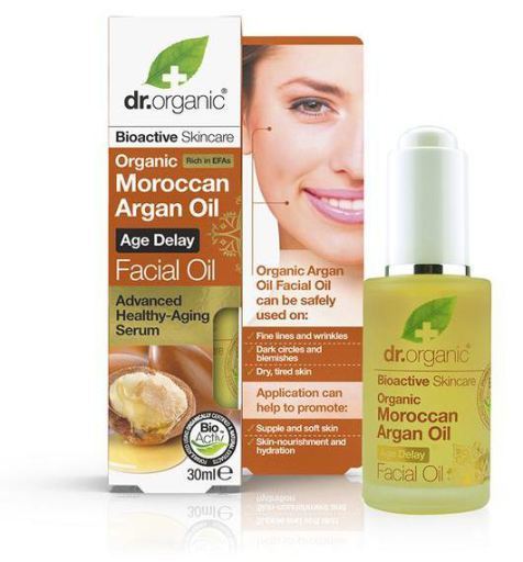 Dr. Organic Olio per il Viso all'olio di Argan Marocchino