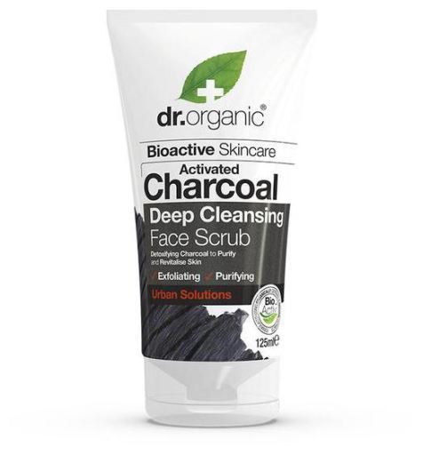 Dr. Organic Activated Charcoal Facial Scrub 125 ml