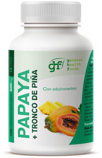 GHF Papaya 600 mg 100 Compresse